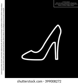 heel shoes icon 