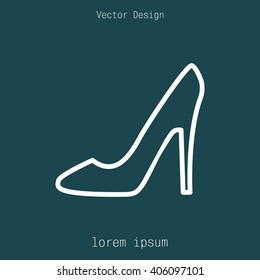 heel shoes icon 