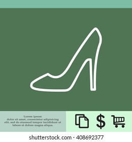 heel shoes icon 