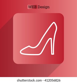 heel shoes icon 