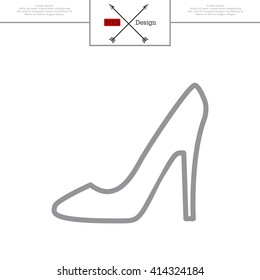 heel shoes icon 