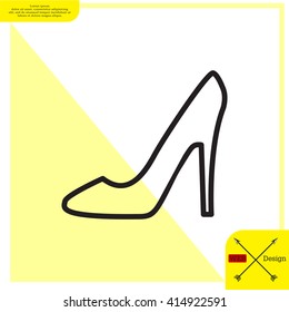heel shoes icon 