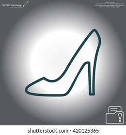 heel shoes icon 