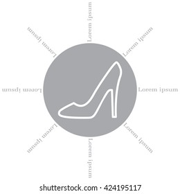 heel shoes icon 