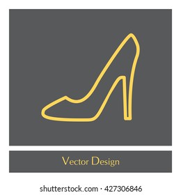 heel shoes icon 