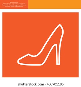 heel shoes icon 