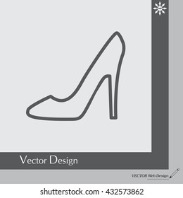 heel shoes icon 