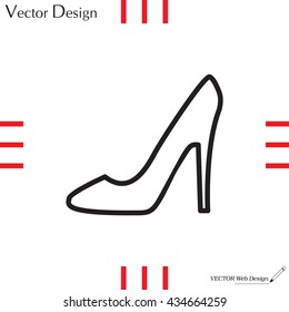 heel shoes icon 