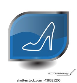 heel shoes icon 