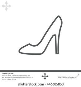 heel shoes icon 