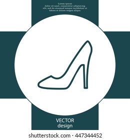heel shoes icon 
