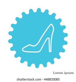 heel shoes icon 