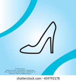 heel shoes icon 