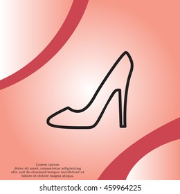heel shoes icon 