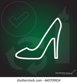 heel shoes icon 