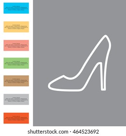 heel shoes icon 