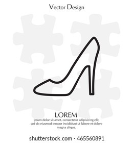 heel shoes icon 