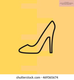 heel shoes icon 