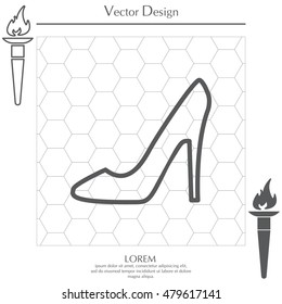 heel shoes icon 