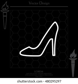 heel shoes icon 
