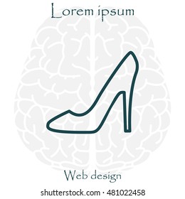 heel shoes icon 