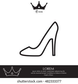 heel shoes icon 