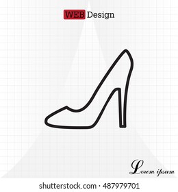 heel shoes icon 