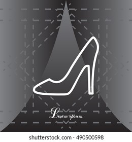 heel shoes icon 