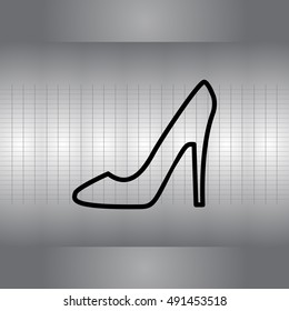 heel shoes icon 