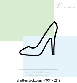 heel shoes icon 