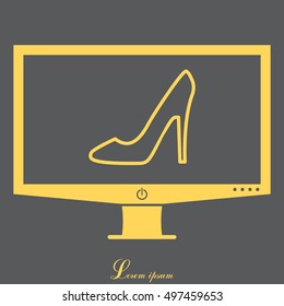 heel shoes icon 