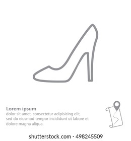 heel shoes icon 