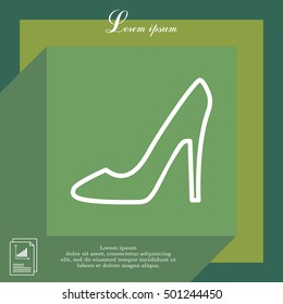 heel shoes icon 