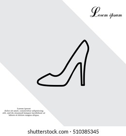 heel shoes icon 
