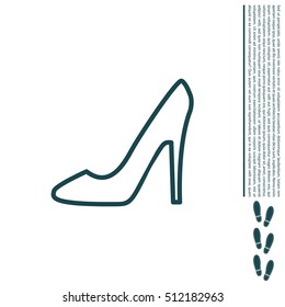 heel shoes icon 