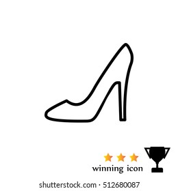 heel shoes icon 