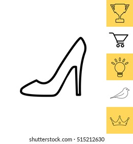 heel shoes icon 