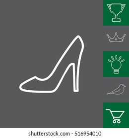 heel shoes icon 