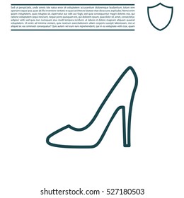 heel shoes icon 
