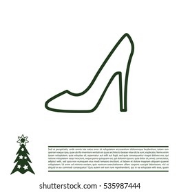 heel shoes icon 