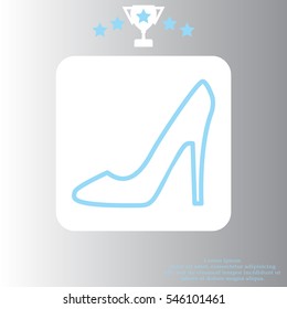 heel shoes icon 