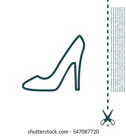 heel shoes icon 