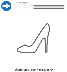 heel shoes icon 