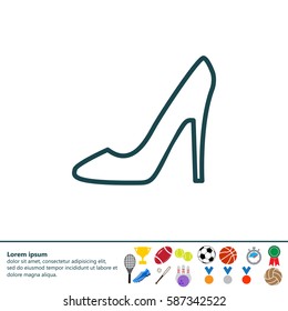 heel shoes icon 