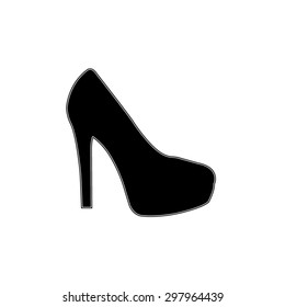  heel shoes  - vector icon