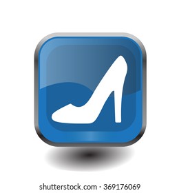 heel shoes - vector icon