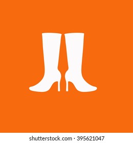 heel shoes - vector icon