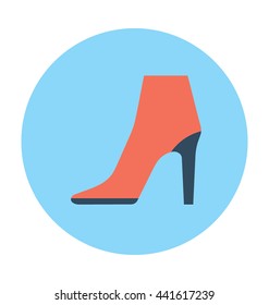 Heel Shoes Vector Icon