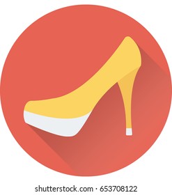 Heel Shoes Vector Icon