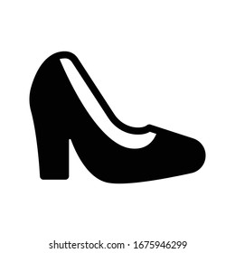 heel vector glyph color icon 